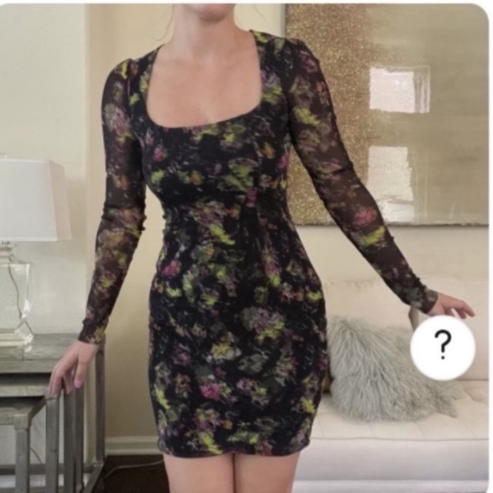 Jean Paul Gaultier Multi Color Floral Dress 😍😍